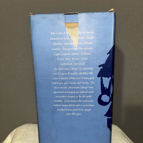 Rare Vintage Nutcracker Village 2005 Napoleon Figurine in Black and White - Picture 13 of 15